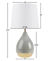 510 Design Liora 2-Tone Ceramic Table Lamp, Set of 2