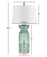 510 Design Luxuria Textured Glass and Acrylic Base Table Lamp