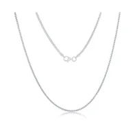 Franco Chain 1.5mm Sterling Silver or Gold Plated Over Sterling Silver 22" Necklace