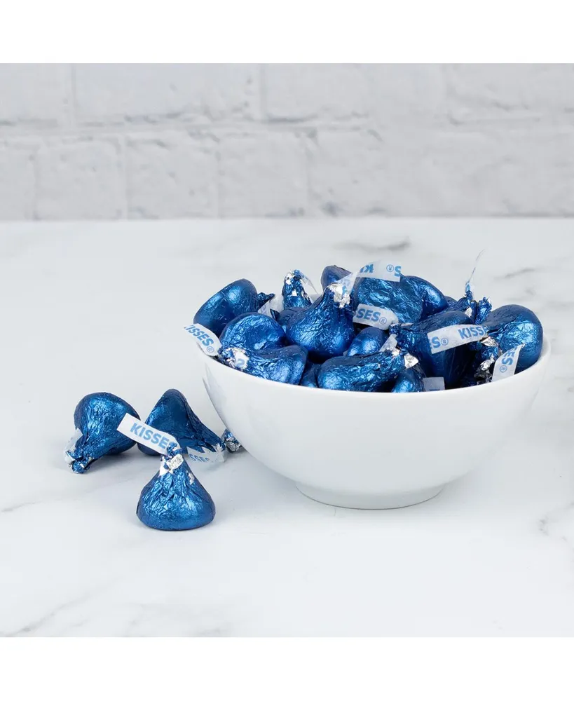 Dark Blue Hershey's Kisses Candy Milk Chocolates 90ct Bag