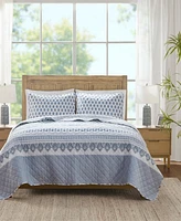 Madison Park Delaney 100% Cotton Reversible -Pc. Quilt Set