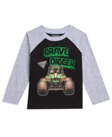 Monster Jam 2 Pack Long Sleeve Boys Graphic T-Shirts Multicolored Toddler|Child