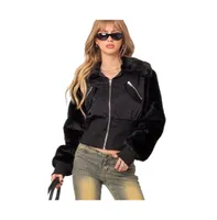 Women's Malliora faux fur nylon jacket