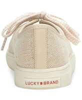 Lucky Brand Women's Lisia Cutout Tie Fabric Sneakers