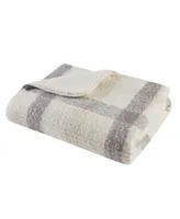 Woolrich Bloomington Faux Mohair to Sherpa Throw, 50" x 60"