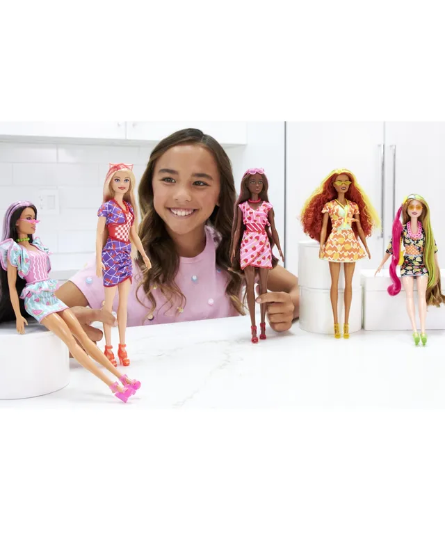 Barbie Pop Reveal Fruit Series Watermelon Crush Doll, 8 Surprises