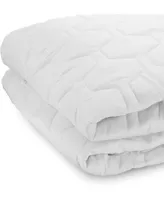 The Grand Soft and Comfortable Mattress Pad with Thick Ordorless Filling - Crib 152 Thread Count