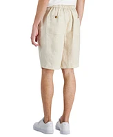 Club Room Men's Linen 9" Drawstring Shorts, Created for Macy's