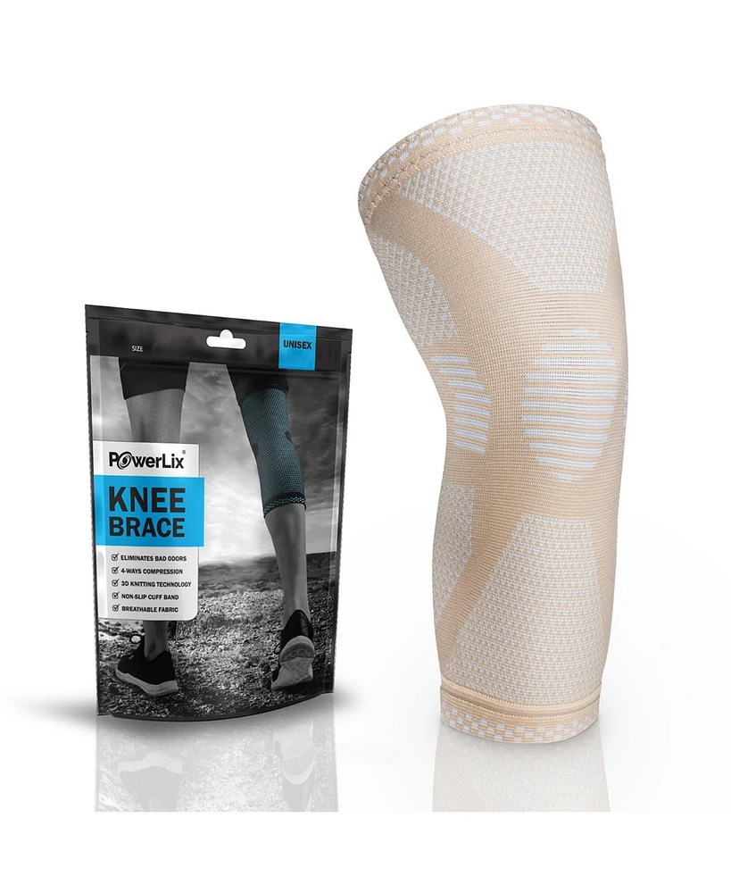 Powerlix Compression Knee Sleeve for Pain Relief