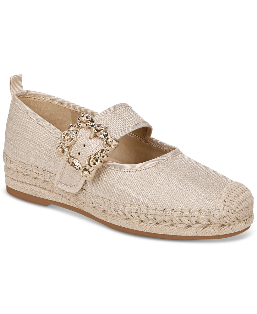 Sam Edelman Women's Maddy Mary Jane Espadrille Flats