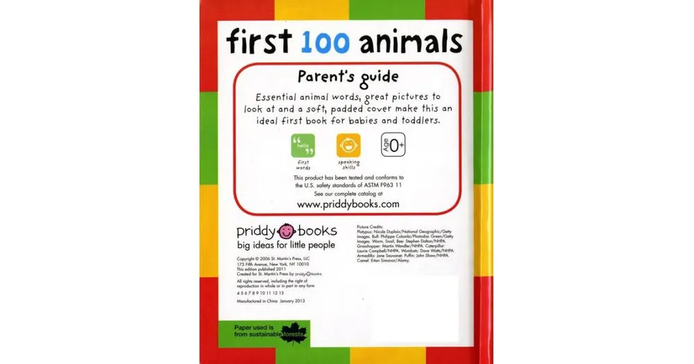 First 100 Animals by Roger Priddy