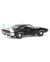 1/64 1969 Dodge Charger Daytona, Gloss Black, Johnny Lightning Mcacn