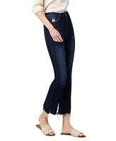 Flying Monkey Women's High Rise Kick Flare Jeans