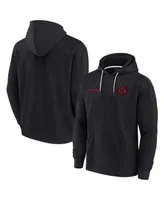 Men's and Women's Fanatics Signature Black Atlanta United Fc Super Soft Fleece Pullover Hoodie