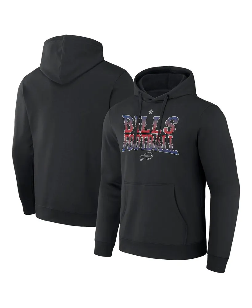 Men's Nfl x Darius Rucker Collection by Fanatics Black Buffalo Bills Rock N' Football Pullover Hoodie