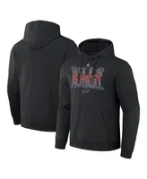 Men's Nfl x Darius Rucker Collection by Fanatics Black Buffalo Bills Rock N' Football Pullover Hoodie