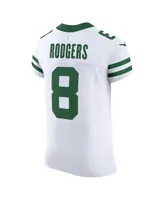 Men's Nike Aaron Rodgers White New York Jets Alternate Vapor F.u.s.e. Elite Jersey