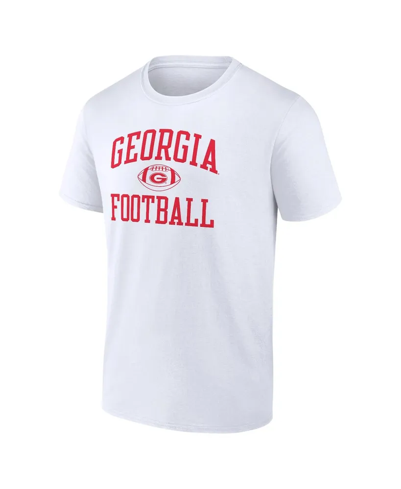 Men's Fanatics White Georgia Bulldogs First Sprint T-shirt