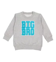 Little and Big Boys Bro Patch Sweatshirt