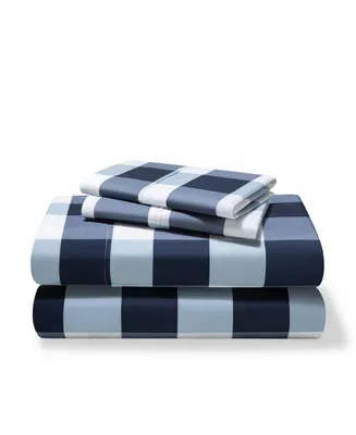 Bare Home Ultra-Soft Double Brushed Seasonal Print King Sheet Set