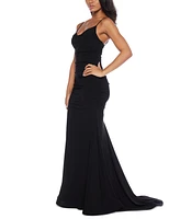 B Darlin Juniors' Sweetheart-Neck Ruched Sleeveless Gown