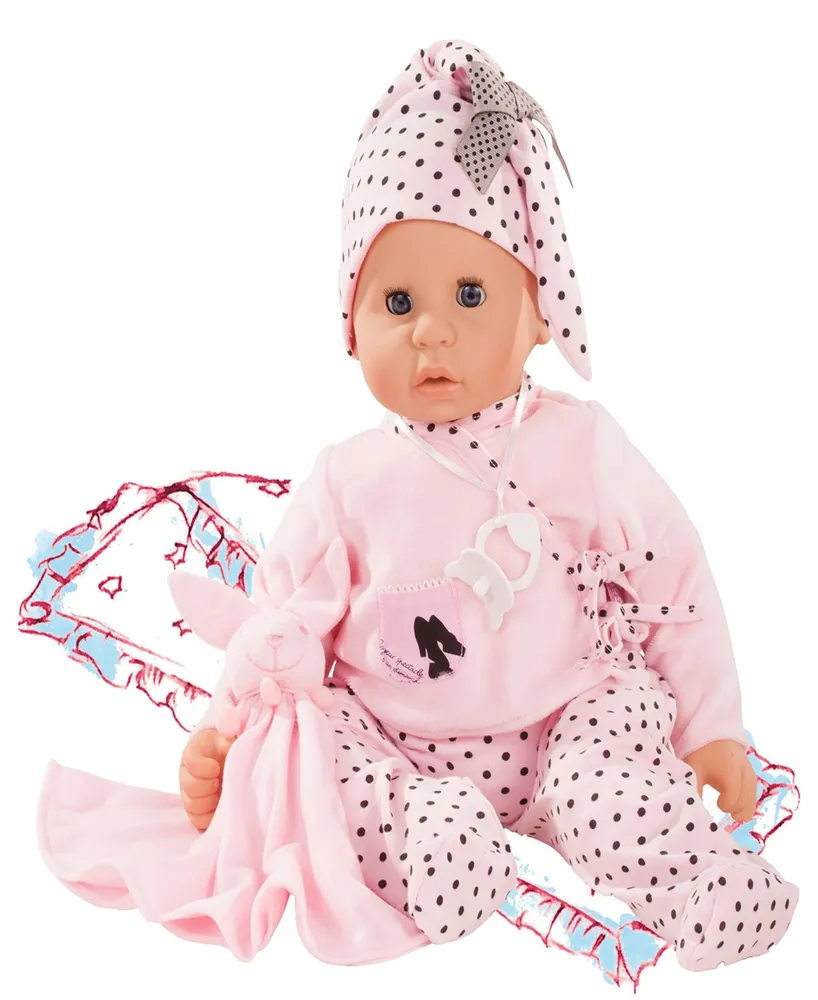Gotz Cookie Soft Baby Doll In Pink