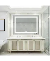 Simplie Fun 48x36" Bathroom Led Vanity Mirror - Dimmable, Anti-Fog, Waterproof