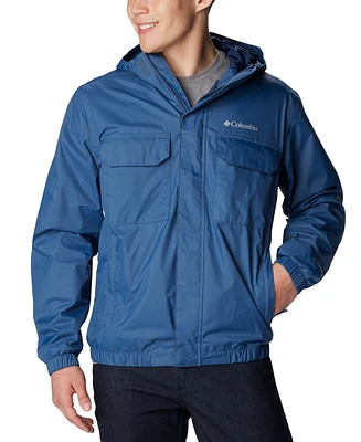 Columbia Men's Lava Canyon Omni-Tech Full-Zip Hooded Rain Jacket