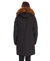 Alpine North Women's Laurentian | Long Parka Winter With Faux Fur Hood