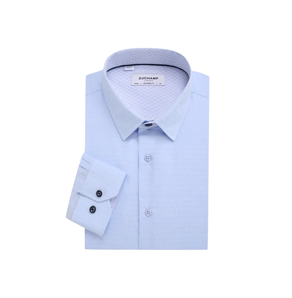 Duchamp London Textured Dot Dress Shirt