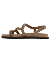 White Mountain Women's Majorette Footbed Flat Sandals