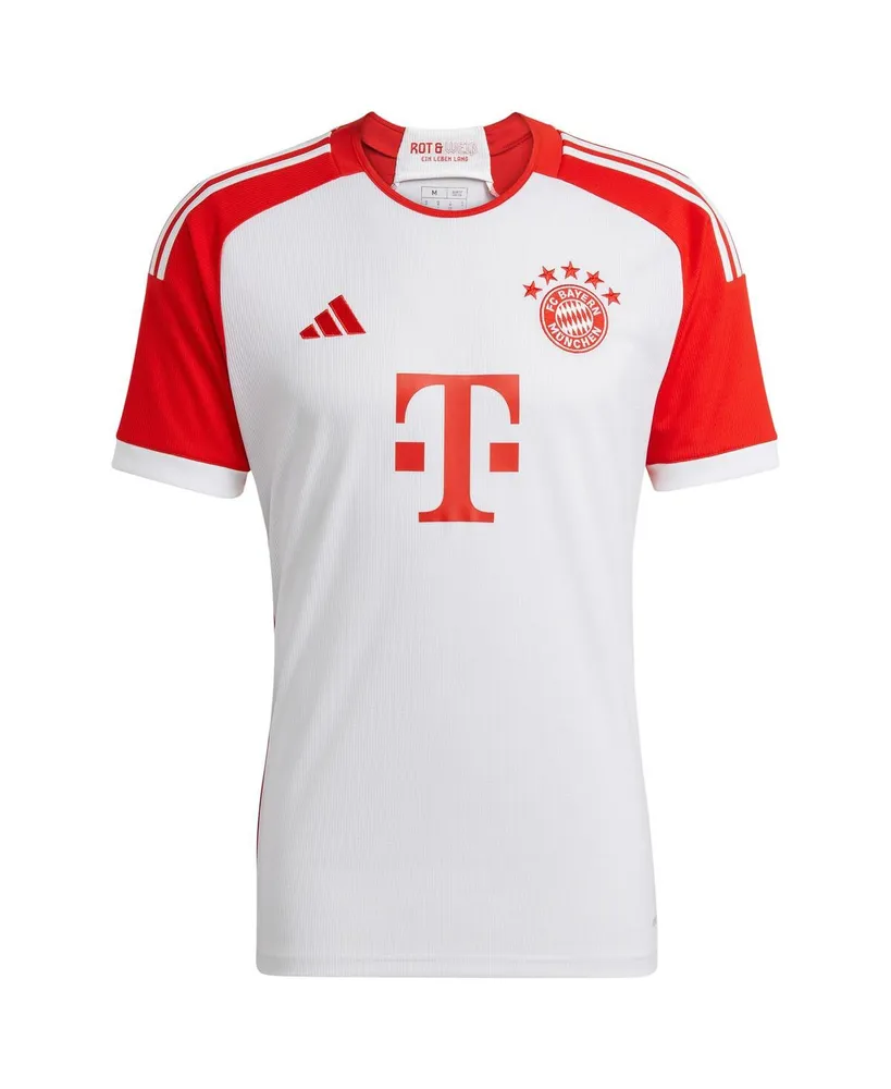 Big Boys and Girls adidas White Bayern Munich 2023/24 Home Replica Jersey