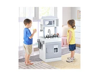 Chef Pretend Kitchen Playset with Cooking Oven and Sink for Toddlers