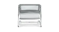 Baby Height Adjustable Bassinet w/ Washable Mattress-Grey