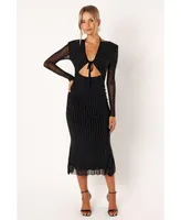 Salvatore Long Sleeve Midi Women's Dress