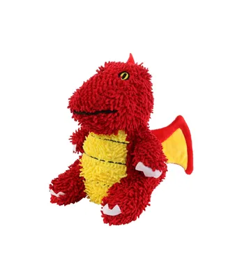 Mighty Microfiber Ball Med Dragon Squeaker Dog Toy