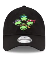 Men's New Era Black Teenage Mutant Ninja Turtles 9TWENTY Adjustable Hat