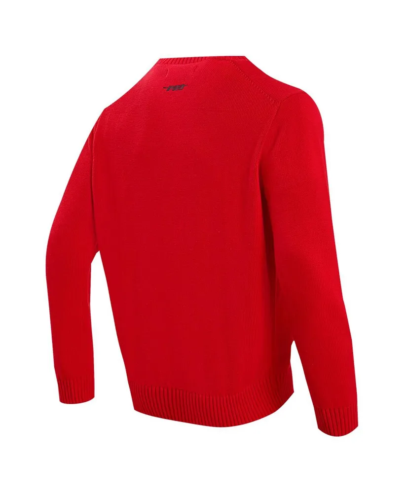 Men's Pro Standard Red Kansas City Chiefs Prep Knit Sweater
