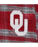 Men's Profile Crimson, Gray Oklahoma Sooners Big and Tall 2-Pack T-shirt Flannel Pants Set