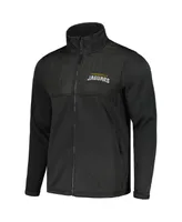 Men's Dunbrooke Heather Black Jacksonville Jaguars Explorer Tech Full-Zip Jacket