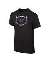 Big Boys Black Washington Huskies College Football Playoff 2024 Sugar Bowl T-shirt