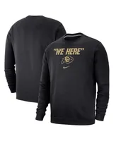 Men's Nike Black Colorado Buffaloes We Here Club Fleece Pullover Sweatshirt