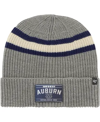 Men's '47 Brand Charcoal Auburn Tigers Penobscot Cuffed Knit Hat
