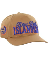 Men's '47 Brand Tan New York Islanders Barnes Hitch Adjustable Hat