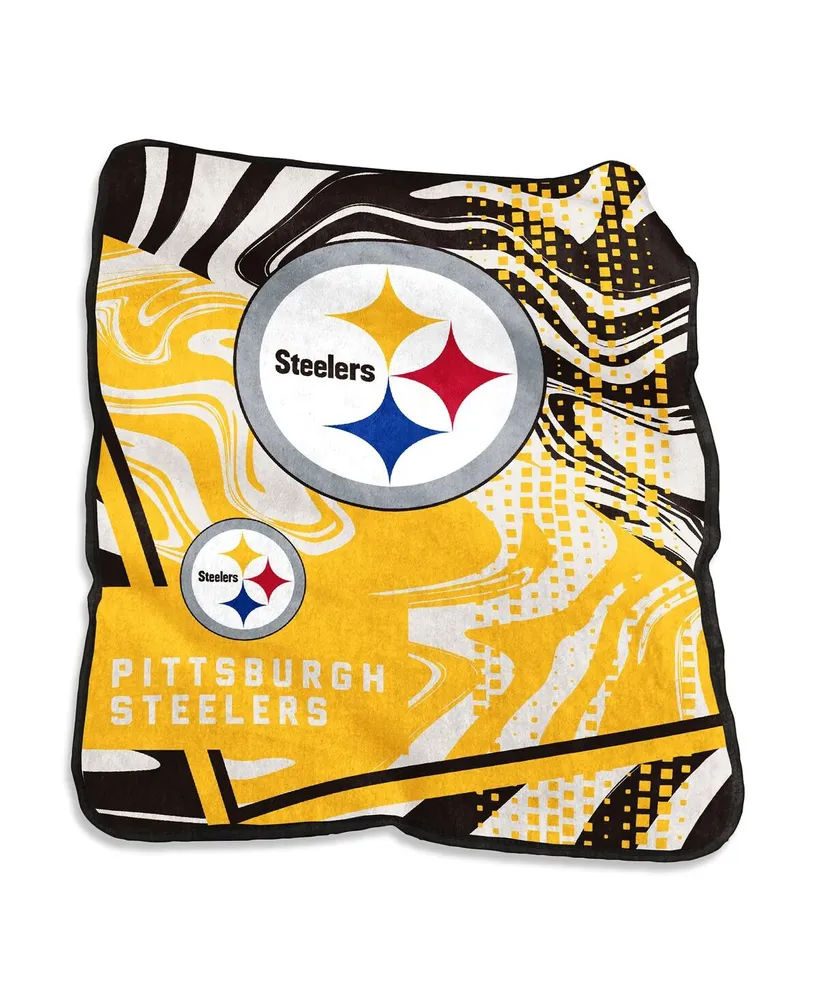 Pittsburgh Steelers 50" x 60" Swirl Raschel Throw Blanket