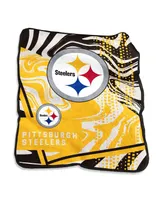 Pittsburgh Steelers 50" x 60" Swirl Raschel Throw Blanket