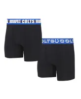 Men's Concepts Sport Indianapolis Colts Gauge Knit Boxer Brief Two-Pack