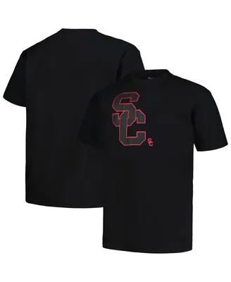 Men's Profile Black Usc Trojans Big and Tall Pop T-shirt