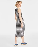 On 34th Women's Rib-Knit Midi Tank Dress