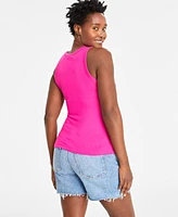 On 34th Women's Ribbed High-Neck Tank Top, Xxs-4X, Created for Macy's